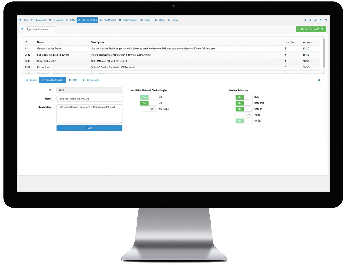 Gestión de conectividad de dispositivos
